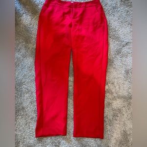Red dress pants. Size 6